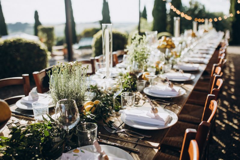 Wedding Table Plate Setting