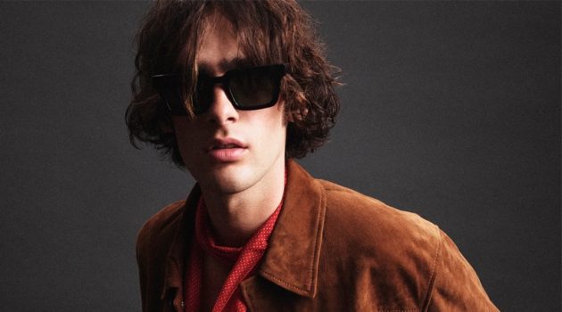 Marijn & Cherif Are Effortlessly Cool in Zara Rock Collection Model Marijn Aper steals the scene in a suede jacket from Zara Man's Rock collection.