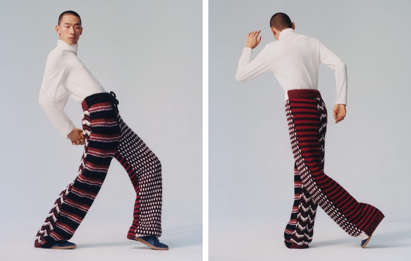 » Zhuo Strikes a Pose in 'New-season Style' for Matches Fashion Zhuo Chen 2021 MatchesFashion Editorial 001