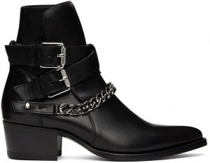 AMIRI Black Jodhpur Chain Boots AMIRI Black Jodhpur Chain Boots