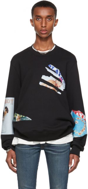 AMIRI Black Playboy Edition Magazine Sweatshirt AMIRI Black Playboy Edition Magazine Sweatshirt