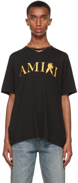 AMIRI Black Playboy Edition Reverse Bunny T-Shirt AMIRI Black Playboy Edition Reverse Bunny T-Shirt