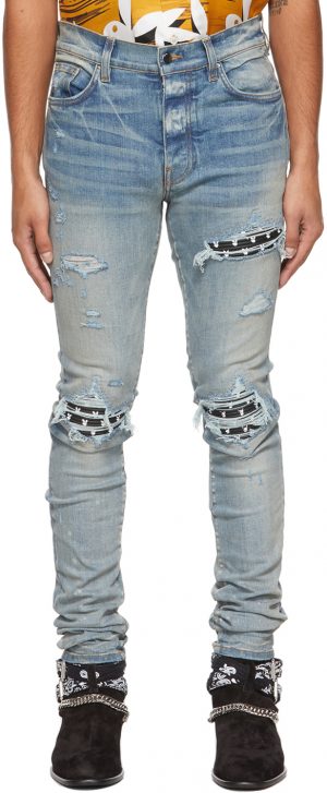 AMIRI Blue Playboy Edition MX1 Jeans AMIRI Blue Playboy Edition MX1 Jeans