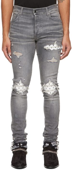 AMIRI Grey Playboy Edition MX1 Jeans AMIRI Grey Playboy Edition MX1 Jeans