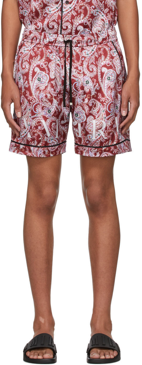 amiri paisley shorts