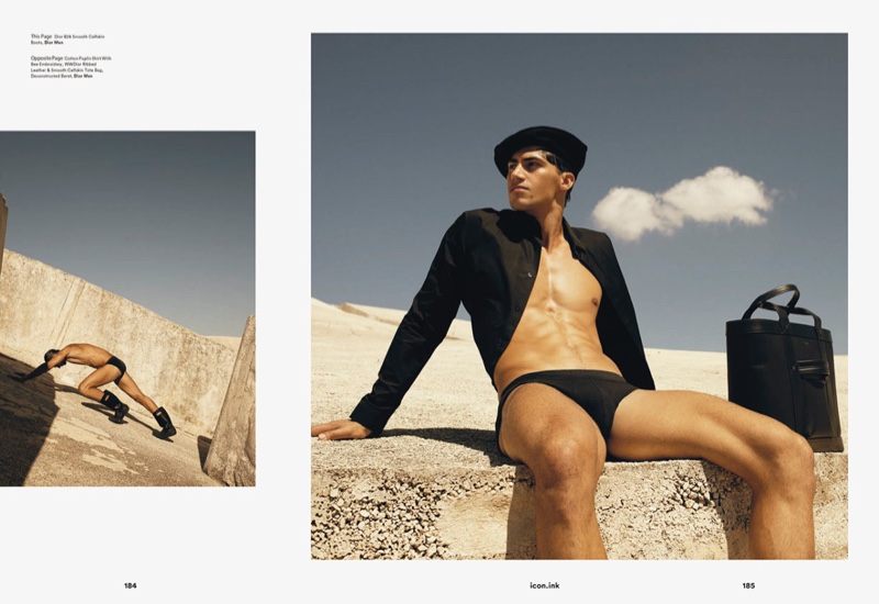 » Alessio Pozzi Dons Dior Men for ICON Cover Shoot Alessio Pozzi 2021 Icon 010