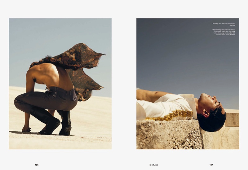 » Alessio Pozzi Dons Dior Men for ICON Cover Shoot Alessio Pozzi 2021 Icon 011