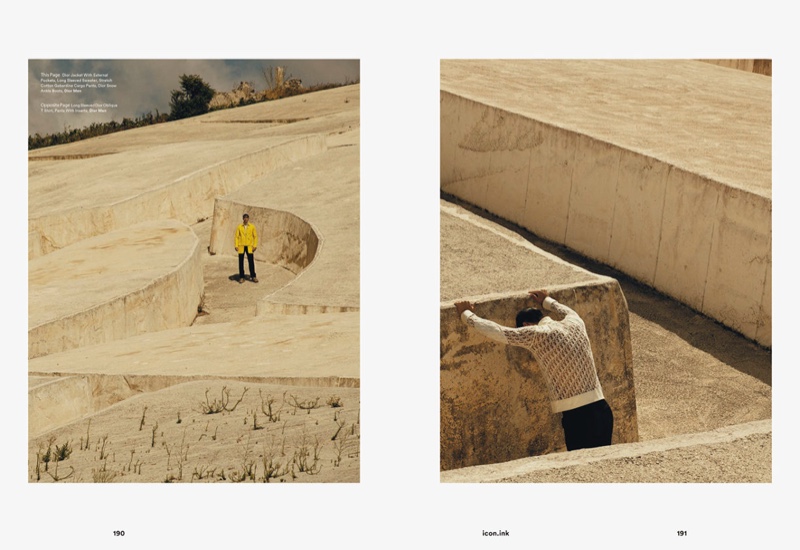 » Alessio Pozzi Dons Dior Men for ICON Cover Shoot Alessio Pozzi 2021 Icon 012