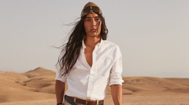 Expedition in Imagination: Banana Republic Fall Campaign Richard Phibbs photographs Cherokee Jack for Banana Republic's fall 2021 campaign.