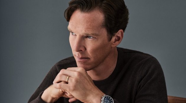 Benedict Cumberbatch Champions the Jaeger-LeCoultre Polaris Mariner Memovox Actor Benedict Cumberbatch poses wearing Jaeger-LeCoultre's Polaris Mariner Memovox watch.