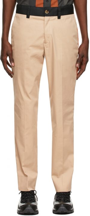 Burberry Beige Dover Trousers Burberry Beige Dover Trousers