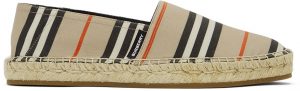 Burberry Beige Icon Stripe Alport Espadrilles Burberry Beige Icon Stripe Alport Espadrilles