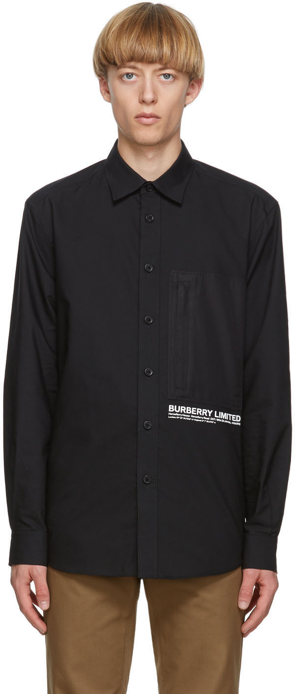 Burberry Black Cadborough Shirt | The Fashionisto
