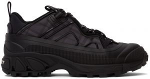 Burberry Black Check Technical Arthur Sneakers Burberry Black Check Technical Arthur Sneakers