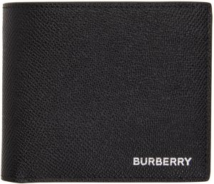 Burberry Black International Bifold Coin Wallet Burberry Black International Bifold Coin Wallet