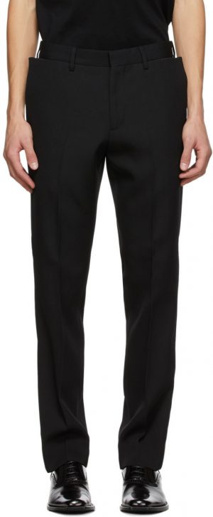 Burberry Black Wool Trousers Burberry Black Wool Trousers