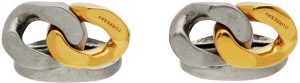 Burberry Gold & Silver Curb Chain Cufflinks Burberry Gold & Silver Curb Chain Cufflinks