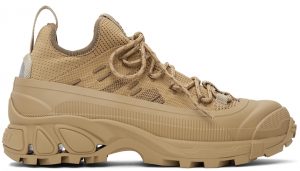 Burberry Khaki Knit Arthur Sneakers Burberry Khaki Knit Arthur Sneakers