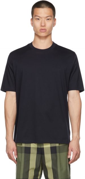 Burberry Navy Monogram Motif T-Shirt Burberry Navy Monogram Motif T-Shirt