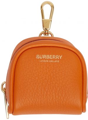Burberry Orange Cube Bag Charm Keychain Burberry Orange Cube Bag Charm Keychain