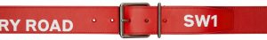 Burberry Red 'Horseferry' Mack Belt Burberry Red 'Horseferry' Mack Belt