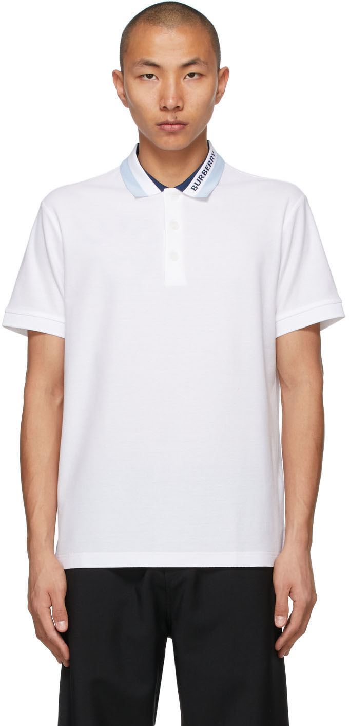 Burberry White Edney Polo | The Fashionisto