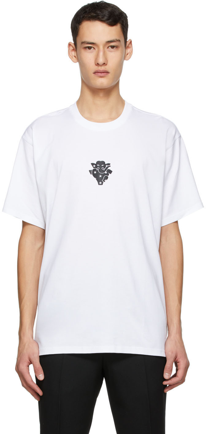 Burberry White Elephant T-Shirt | The Fashionisto