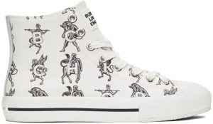 Burberry White Mythical Alphabet Larkhall Sneakers Burberry White Mythical Alphabet Larkhall Sneakers