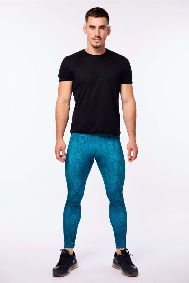 Cobra Skin Mens Leggings Meggings