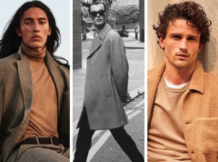 Cherokee Jack for Banana Republic fall-winter 2021 campaign, Kit Butler for British GQ, and Simon Nessman for Todd Snyder