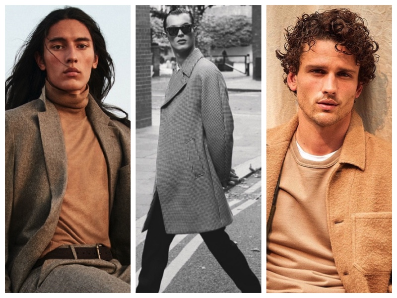 Cherokee Jack for Banana Republic fall-winter 2021 campaign, Kit Butler for British GQ, and Simon Nessman for Todd Snyder