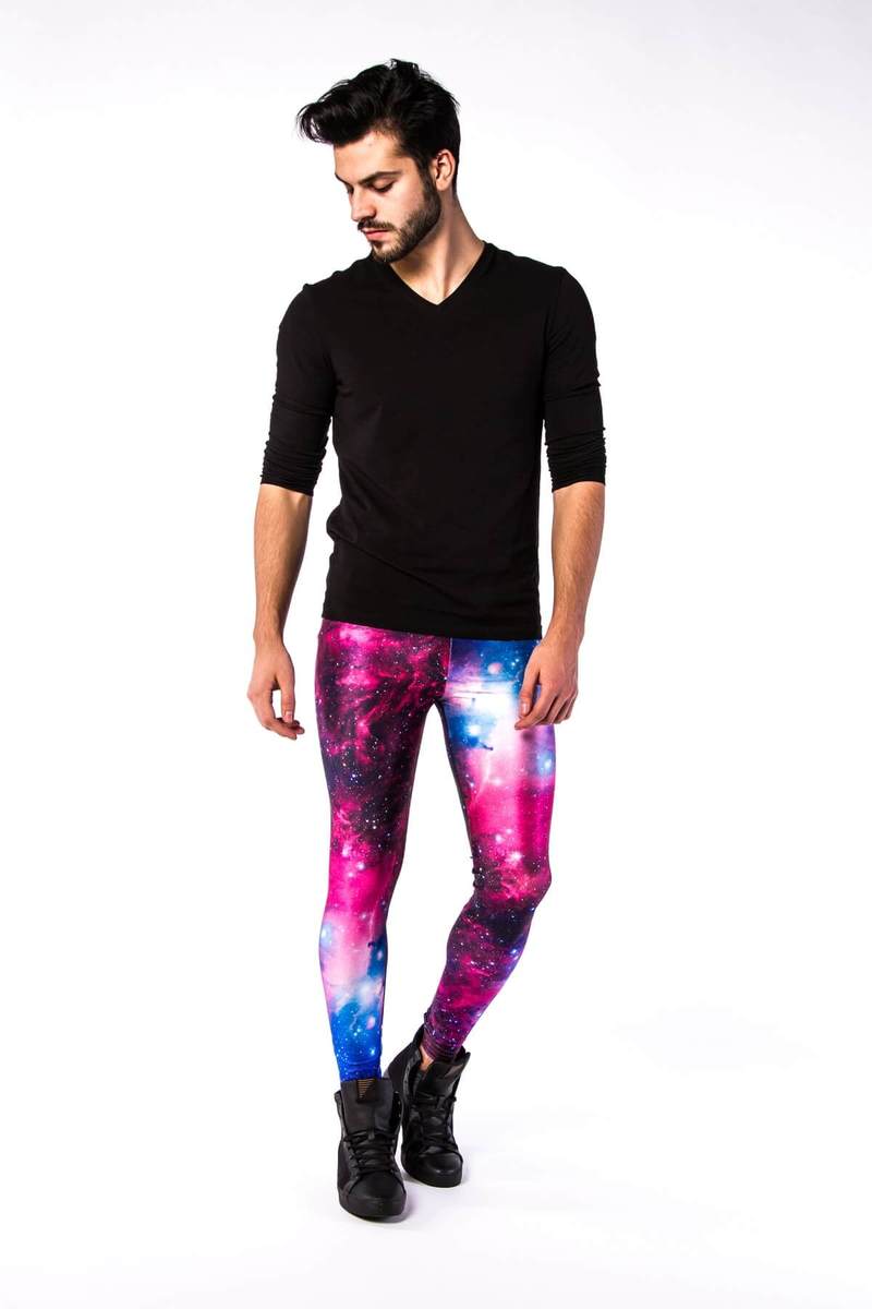 Galaxy Mens Leggings Meggings