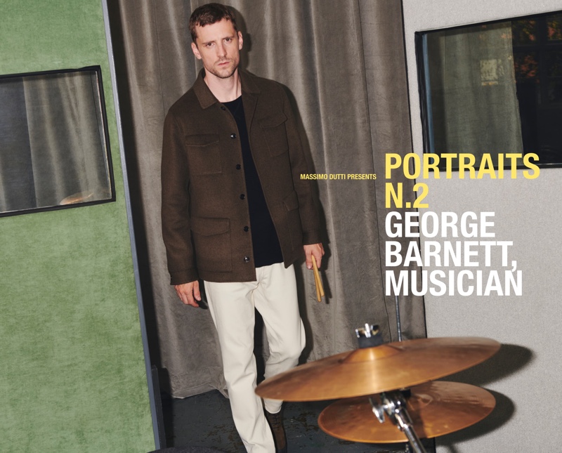 George Barnett links up with Massimo Dutti for its latest Portrait series.