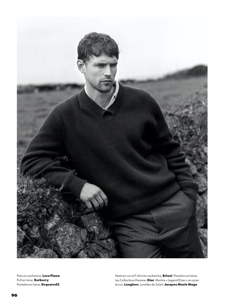 » Guy Robinson Takes to Cornwall for GQ France Guy Robinson 2021 GQ France Editorial 003