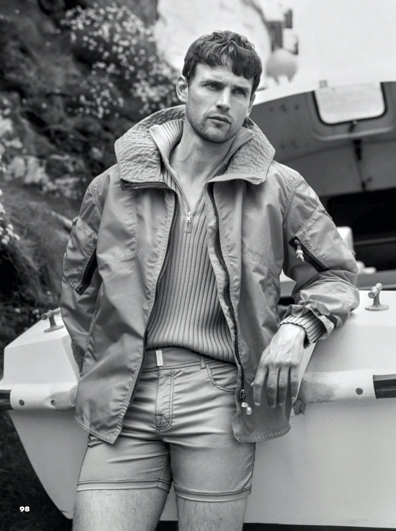 » Guy Robinson Takes to Cornwall for GQ France Guy Robinson 2021 GQ France Editorial 005