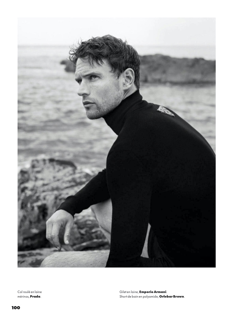 » Guy Robinson Takes to Cornwall for GQ France Guy Robinson 2021 GQ France Editorial 007
