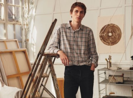 Portraits: Henry Kitcher Poses for Massimo Dutti