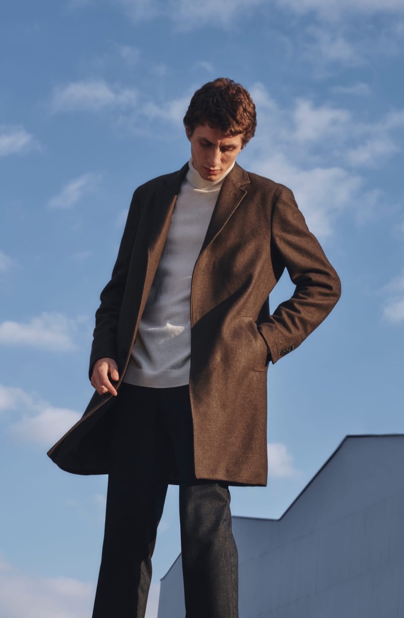 Portraits: Henry Kitcher Poses for Massimo Dutti