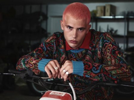 Julio Taeño Rocks Modern Biker Style for Esquire Czech Republic