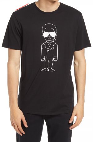 Karl Lagerfeld Paris Men's Karl Character Graphic Tee, Size Small in Black at Nordstrom Karl Lagerfeld Paris Men's Karl Character Graphic Tee, Size Small in Black at Nordstrom