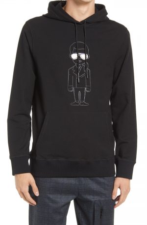 Karl Lagerfeld Paris Men's Karl With Colorful Sunglasses Hoodie, Size Small in Black at Nordstrom Karl Lagerfeld Paris Men's Karl With Colorful Sunglasses Hoodie, Size Small in Black at Nordstrom