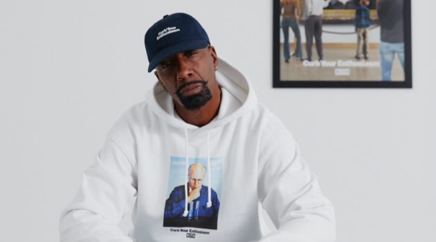 Kith Launches HBO Curb Your Enthusiasm Capsule Collection Actor J.B. Smoove sports a hoodie from the Kith x HBO Curb Your Enthusiasm capsule collection.