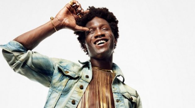 Adonis, Rocky + More Front Lee Fall '21 Campaign All smiles, Adonis Bosso fronts Lee's fall-winter 2021 campaign.