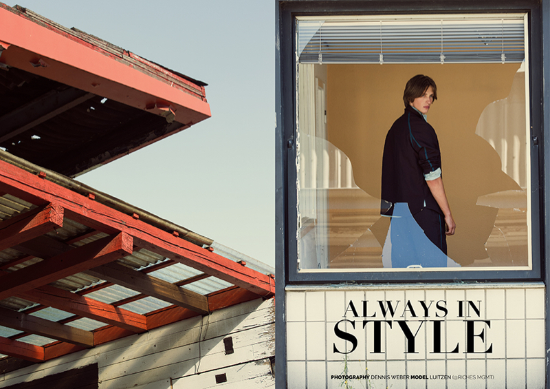 Always in Style: Luitzen in Hermès photographed by Dennis Weber