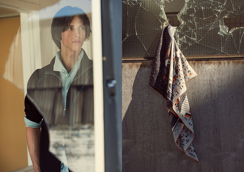 Model Luitzen wears Hermès.