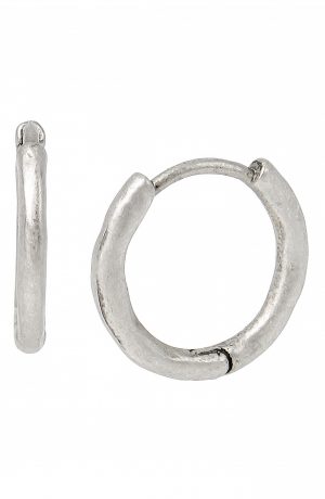 Men's Allsaints Hammered Hoop Earrings Men's Allsaints Hammered Hoop Earrings