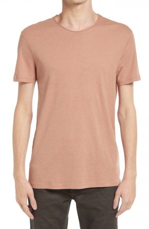 Men's Allsaints Men's Figure Crewneck T-Shirt, Size Small - Pink Men's Allsaints Men's Figure Crewneck T-Shirt, Size Small - Pink