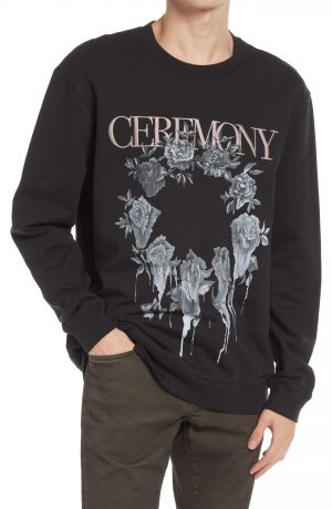 Men's Allsaints Men's Vincente Crewneck Sweatshirt, Size Medium - Pink Men's Allsaints Men's Vincente Crewneck Sweatshirt, Size Medium - Pink