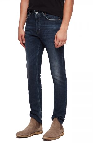Men's Allsaints Rex Slim Fit Stretch Straight Leg Jeans, Size 28 - Blue Men's Allsaints Rex Slim Fit Stretch Straight Leg Jeans, Size 28 - Blue