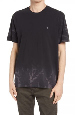 Men's Allsaints Reznor T-Shirt, Size Large - Black Men's Allsaints Reznor T-Shirt, Size Large - Black